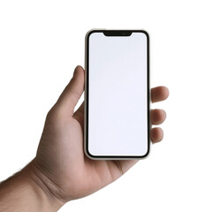 Hand Holding iPhone Phone, Mockup