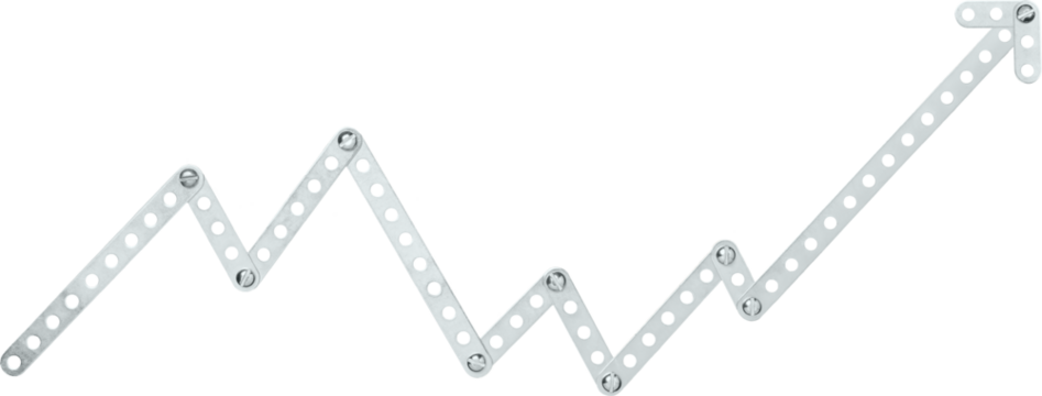 The growth scale on the graph of indications, from the details of the designer