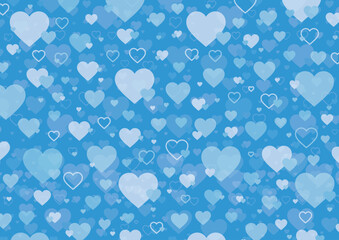 ハート背景　パッケージ　梱包　ホワイトデー　壁紙