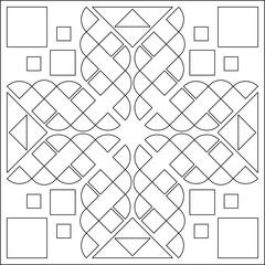 Geometric Coloring Page M_2204022