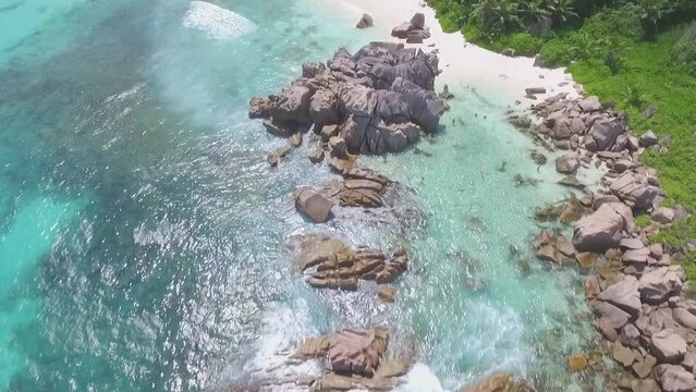 Cinematic Seychelles Drone Video mp4