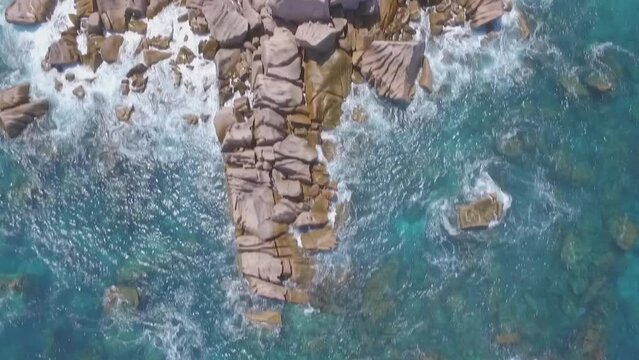 Cinematic Seychelles Drone Video mp4