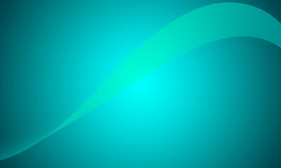 Soft dark light green background with curve pattern graphics for illustration.  © watchara