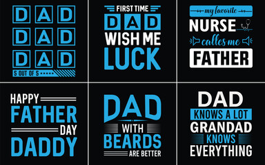 Father's Day T-Shirt Design Bundle Design for yourself