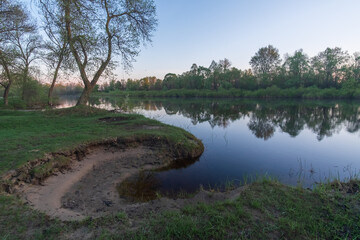 landscape with lake