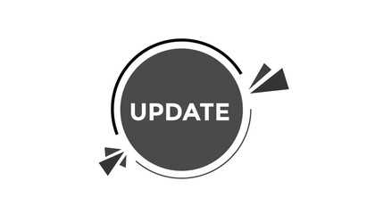 Update button web banner templates. Vector Illustration
