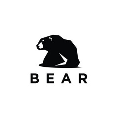 Bear  logo vector icon design template
