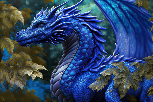 blue dragon wallpapers hd
