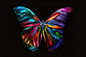 Abstract Butterfly, AI Generated