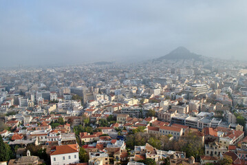 Fototapeta na wymiar view of the city of Athens