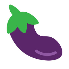 Eggplant Flat Icon