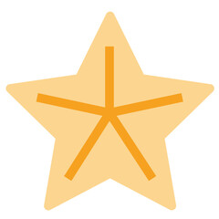 Starfruit Flat Icon