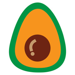 Avocado Flat Icon