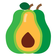 Avocado Flat Icon