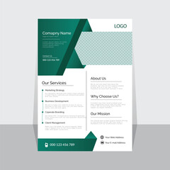 Creative Cooperate business flyer design. Vector flyer design template square size flyer design. Design with very nice gradient color. Professional, eye-catching & elegant flyer design.