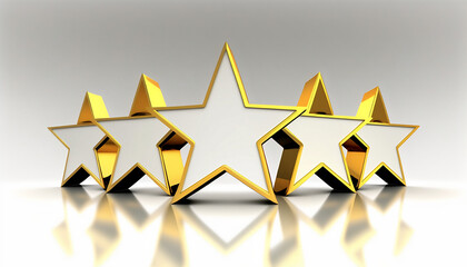 Fünf Sterne Bewertung, goldene Sterne, positive Bewertung, Feedback, Hotel, volle Punktzahl, Zufriedenheit