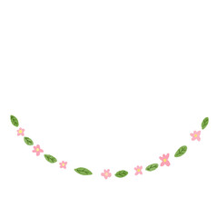 Pink and green beads