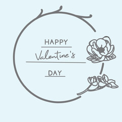 Unique and beautiful floral pattern greeting card illustration design