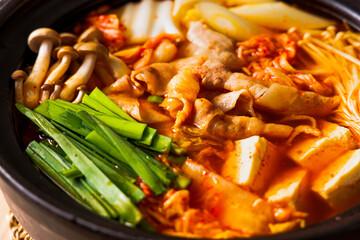 キムチ鍋 　KimuchiI hot pot