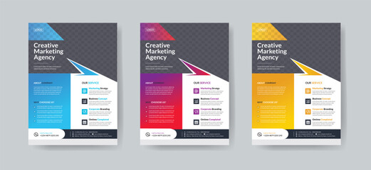 Creative professional a4 flyer, flyer template layout design, business flyer, Business brochure flyer design layout template, corporate banners and leaflets