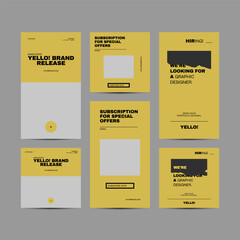 Simple Digital business marketing banner for social media post template