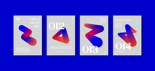 Stunning and Unique Vector Gradient A4 Template Design Pack