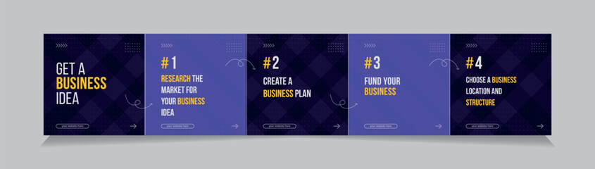 Instagram Carousel Template
Set of editable social media instagram carousel post