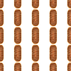 Pattern homemade cookie different taste in pastry biscuit