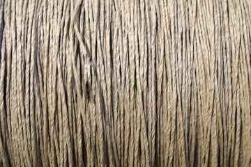paper ropes. Close-up of paper background