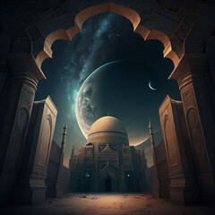 Amazing islamic mosque