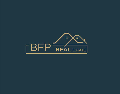 BFP Real Estate and Consultants Logo Design Vectors images. Luxury Real Estate Logo Design
