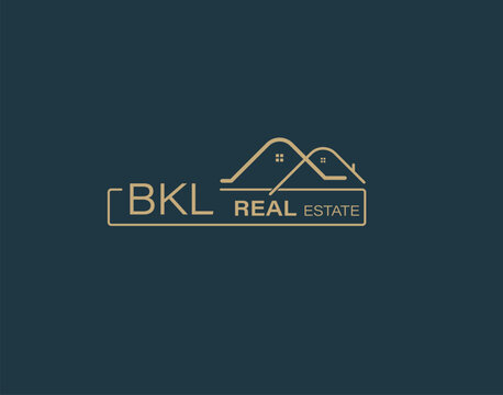 BKL Real Estate and Consultants Logo Design Vectors images. Luxury Real Estate Logo Design