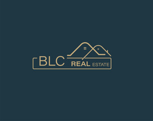 BLC Real Estate and Consultants Logo Design Vectors images. Luxury Real Estate Logo Design