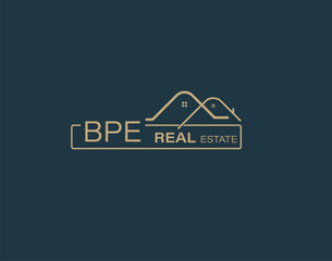 BPE Real Estate and Consultants Logo Design Vectors images. Luxury Real Estate Logo Design