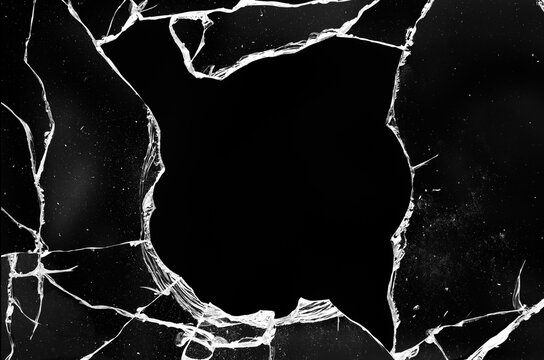 Shattered glass texture Royalty Free Vector Image