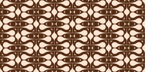 Modern abstract shapes  background. Seamless pattern.Vector. モダンな抽象的なパターン
