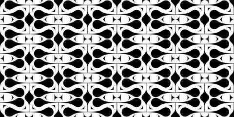 Modern abstract shapes  background. Seamless pattern.Vector. モダンな抽象的なパターン
