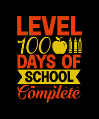 Fototapeta na wymiar Level 100 Days of school complete SVG, 100 Days of School SVG, 100th Day of School svg, 100 Days, Football svg, Tackled svg, Teacher svg, School svg