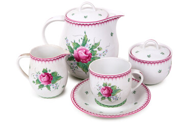 Set of vintage ceramic