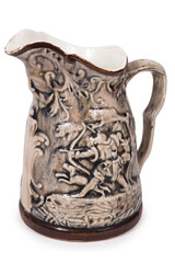 Ceramic antique pottery pitcher