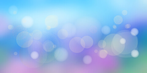 Fototapeta premium Vector spring background, bokeh effect