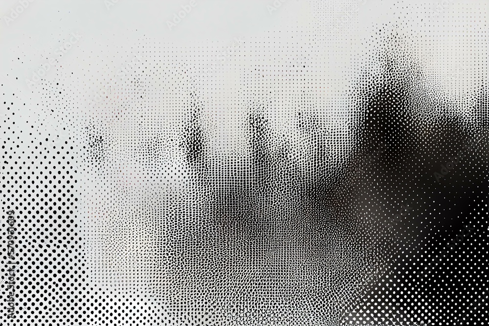 Poster gradient halftone vector texture overlay. monochrome abstract splattered background, watercolor styl