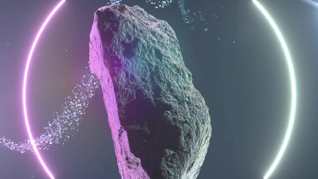 Surreal Purple Stones 0003