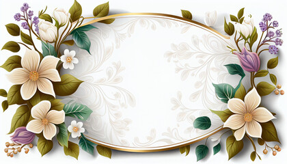 floral background generative ai