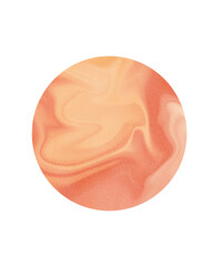 circle stain watercolor art