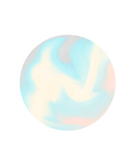 circle stain watercolor art