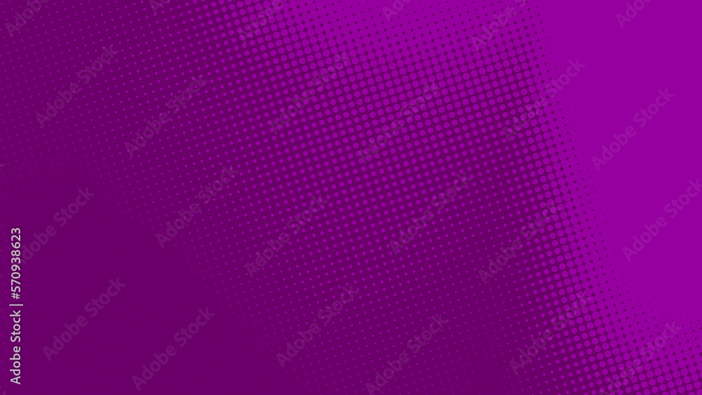 Poster abstract dots halftone purple color pattern gradient texture background.