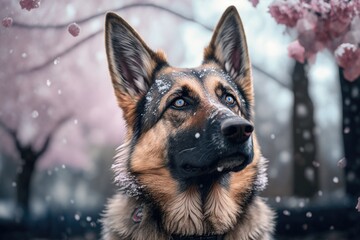 portrait of shepherd, Generative AI Digital Illustration