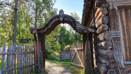 maison ancienne en Norvège, Scandinavie