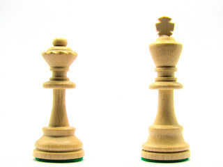 Chess - Strategy and tactics game - Set of pieces and checkerboard (King - Queen - Bishop - Knight - Rook - Pawn)	
